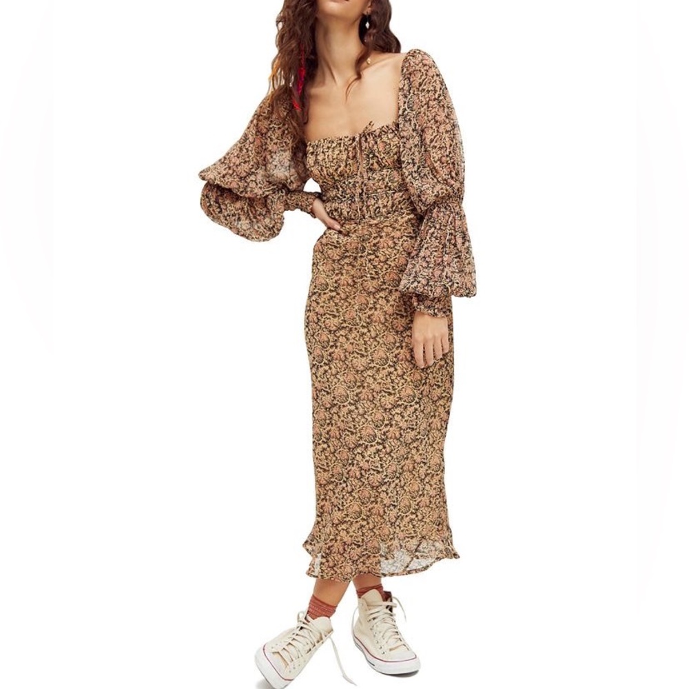 Free People Aglow Midi Dress
